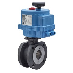 Bonomi 8E724101 with 724101 Ball Valve C-Steel and Electric Actuator