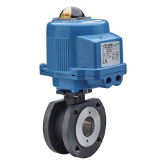 Bonomi M8E724101 with 724101 Ball Valve C-Steel and Electric Actuator