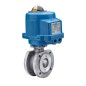 Bonomi M8E723101 with Valpres 723101 Wafer Ball Valve Stainless Steel ANSI 150 and Valbia Electric Actuator Metal Enclosure