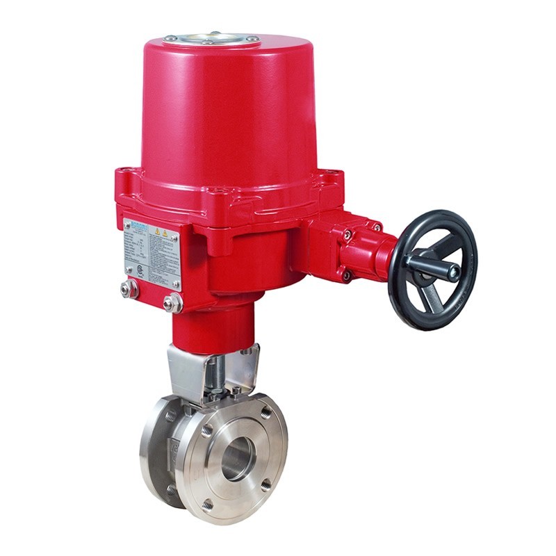 Bonomi EXM8E720741 with Valpres 720741 Wafer Ball Valve ANSI 300 St-Steel Fire Safe and Bonomi Explosion Proof Actuator