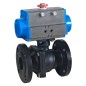 Bonomi 8P766003 with Valpres 766001 Ball Valve Split body Carbon steel ANSI 150 Fire Safe and Spring Return Pneumatic Actuator