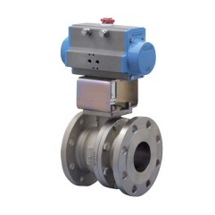 Bonomi 8P0180 with 762000 Split-Body Ball Valve and Pneumatic Actuator