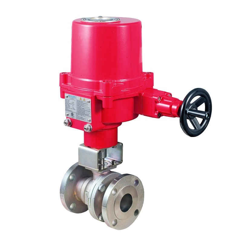 Bonomi EXM8E085 with Valpres 762000 Ball Valve Split body Carbon steel ANSI 150 Fire Safe and Bonomi Explosion Proof Actuator