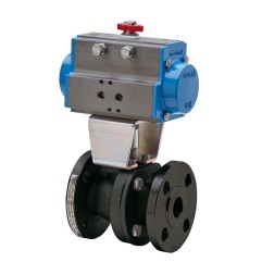 Bonomi 8P68F000 68F000 Split body Ball Valve with Pneumatic Actuator