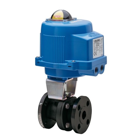 Bonomi M8E68F000 Split-Body Ball Valve and Electric Actuator