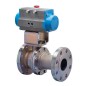 Bonomi 8P761031 with Valpres 761031 Split-Body Ball Valve ANSI 300 carbon steel Fire Safe and Double Acting Pneumatic Actuator