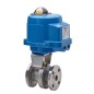 Bonomi M8E68J000 with Valpres 68J000 Split-Body ball Valve ANSI 150 S-Steel Fire Safe and Valbia Actuator Metal Enclosure