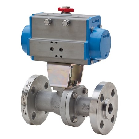 Bonomi 8P68J401 68J401 Split-Body Ball Valve and Pneumatic Actuator