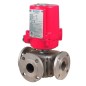 Bonomi EXME97T150 with 97T150 Ball valve Block Body 3-Way Full T-port S-Steel ANSI 150 and Bonomi Explosion Proof Actuator