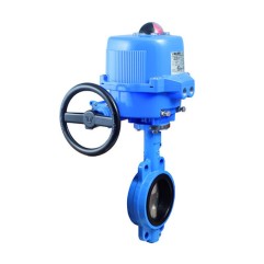 Bonomi MEN500S with N500S Flanged Wafer Butterfly Valve and Actuator