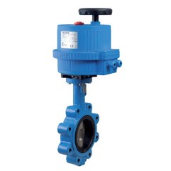 Bonomi EN501S with N501S Flanged Wafer Butterfly Valve and Actuator