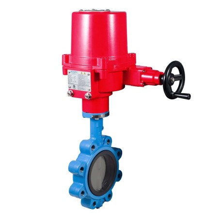 Bonomi EXMEN501S with N501S Lug Flanged Butterfly Valve and Actuator