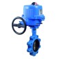 Bonomi ME531S with 531S Lug Butterfly valve Viton Seats S-Steel Disc direct mount and Valbia Electric Actuator Metal Enclosure