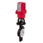 Bonomi EXME8100 with Ghibson 8100 Wafer Butterfly valve HP ANSI 150 carb-steel PTFE and Bonomi Explosion Proof Electric Actuator