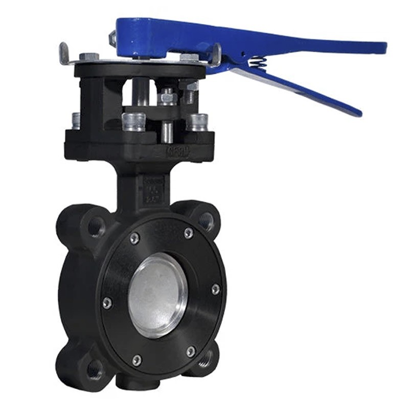 Bonomi 8101 Lug Style Body High Performance Butterfly valve carbon steel ANSI 150 Manually Operated and PTFE seats