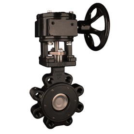 Ghibson G8101 Válvula mariposa Lug Alto rendimiento de Acero carbon