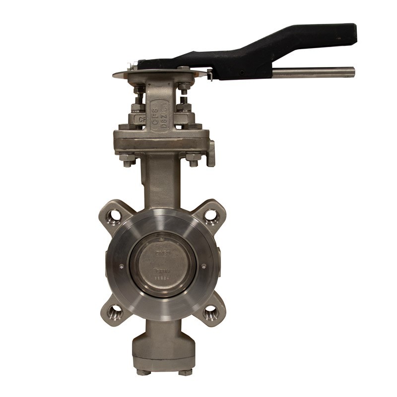 Bonomi 9101 Lug Style Body High Performance Butterfly valve Stainless Steel ANSI 150 Manually Operated and PTFE seats