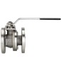 Valpres 761031 Split-Body Ball Valve Flanged ANSI 300 Full port Carbon Steel Fire Safe ISO 5211 Pad and double D Stem