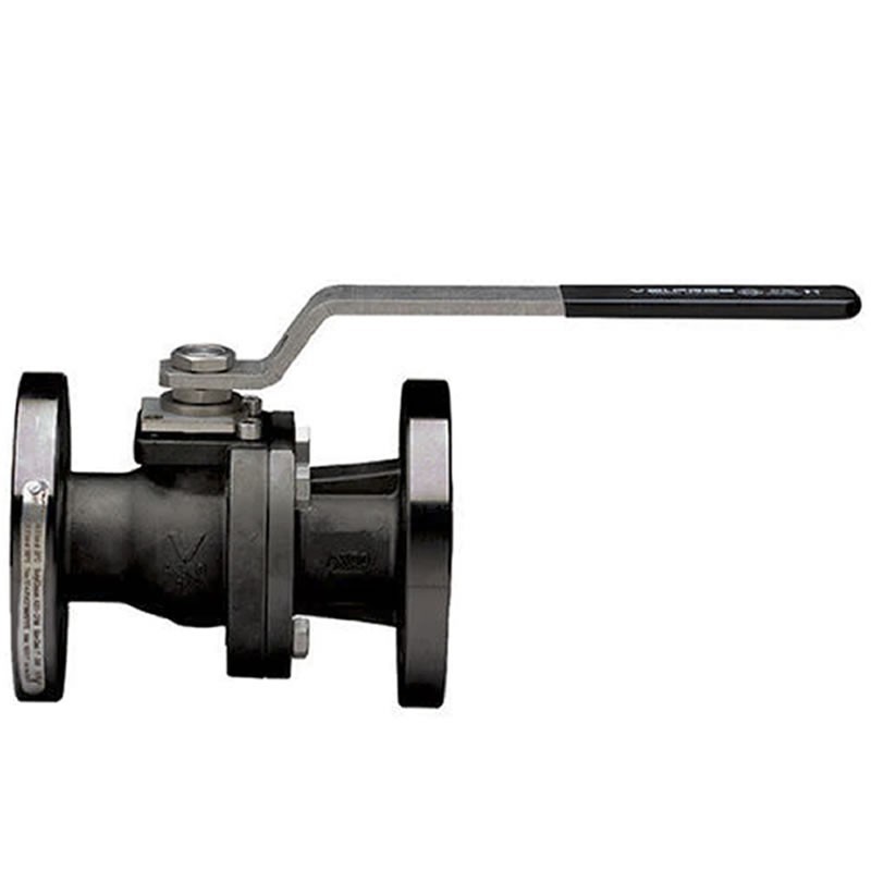 Valpres 68F100 Full port Split-Body Ball Valve Flanged ANSI 300 API 608 Carbon Steel Fire Safe ISO 5211 Pad and double D Stem