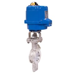 Bonomi ME9100 with 9100 Wafer Butterfly Valve and Electric Actuator