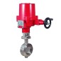 Bonomi EXME9300 con Ghibson 9300 Válvula mariposa oblea alto rendimiento ANSI 300 acero-ix PTFE y actuador a prueba de explosion
