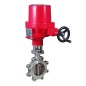 Bonomi EXME9301 with Ghibson 9301 Lug Butterfly valve High Perf. S-Steel ANSI 300 PTFE and Explosion Proof Electric Actuator