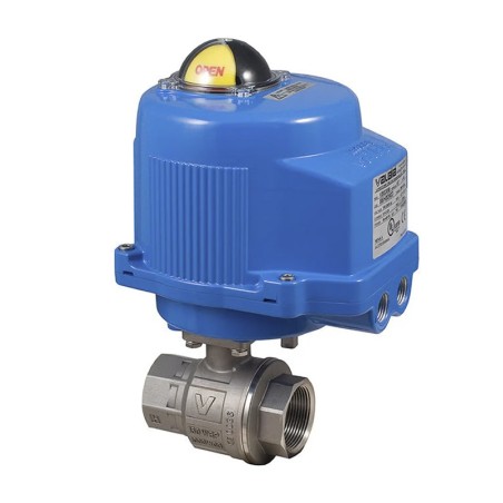 Bonomi M8E700076 with 700076V V Ball Valve Stn/Steel and Actuator