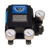 Bonomi PP710190V con 710190V Válvula de bola control puerto-V NPT acero inoxidable y actuador Valbia neumático con posicionador