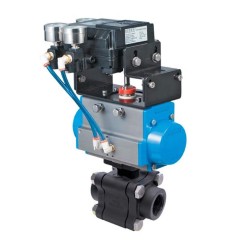 Bonomi PP630LLV with V-Port Ball Valve Actuator and PSI Positioner