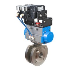 Bonomi EP723102V with V-Port Ball Valve, Actuator and psi Positioner