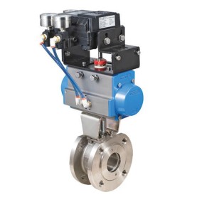 Bonomi PP720370V with V Ball Valve Actuator and psi Positioner