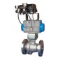 Bonomi PP760021V with Valpres 760021V Wafer Style V-Ball Valve S-Steel and Valbia Pneumatic Actuator and Pneumatic Positioner