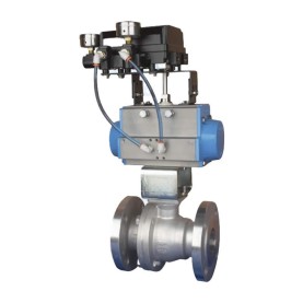 Bonomi PP760195V with V-Port Ball Valve, Actuator and psi Positioner