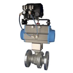 Bonomi PP760195V with V-Port Ball Valve, Actuator and psi Positioner