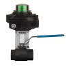 Bonomi 600LL LS2-B-EX paquete con 600LL Válvula bola acero cbn FNPT 2000 psi y interruptor límite LS2-B-EX prueba de explosion