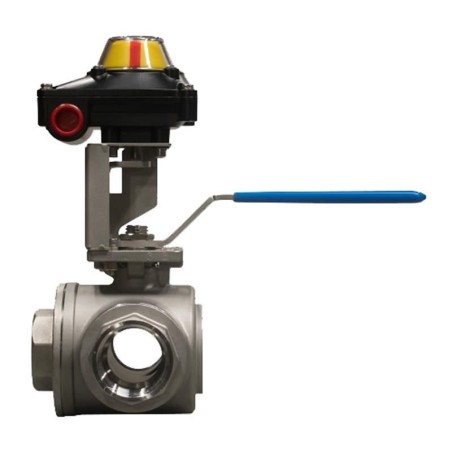 Bonomi package with 955N T Port Ball Valve and LS2-B Limit Switch