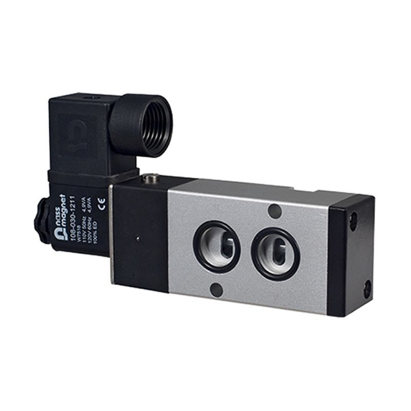 Bonomi Series NMR1-C Solenoid Namur Valve 4-Way Conduit Connection with Voltage Options