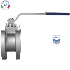 Valpres 721V16 Flanged Wafer Style Ball Valve V-Pack Stem