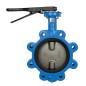 Bonomi N501S Lug Butterfly Valve ANSI 150 Flanged with Food Grade EPDM seats Epoxy Coated Cast Iron Body CF8M SS disc NSF Cert