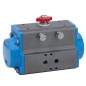 Valbia 82DA1310 Model DA52V Double Acting Pneumatic Actuator with Viton seals and Hard anodized Extruded Aluminum Body