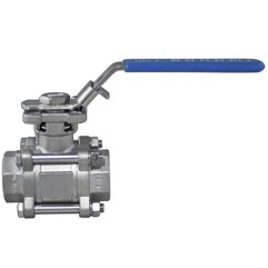 Bonomi 721LL SS 3-Piece Ball Valve | SW Ends | 1/4" - 4"