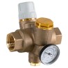 Jomar TB-120G Lead Free Thermostatic Balancing Valve, Variable Set Point, Optional Check Valve, 150 CWP