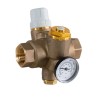 Jomar TB-130G Thermostatic Balancing Valve, Variable Set Point, Thermal Disinfection 150 CWP Thread Connection Opt. Check Valve