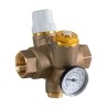 Jomar TB-130G Thermostatic Balancing Valve, Variable Set Point, Thermal Disinfection 150 CWP Thread Connection Opt. Check Valve