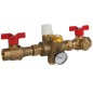 Jomar TB-130MFG Lead Free Thermostatic Balancing Valve FNPT 150 CWP Auto. A0, Therm. CHV, Dual Isolation & Integrated Strainer