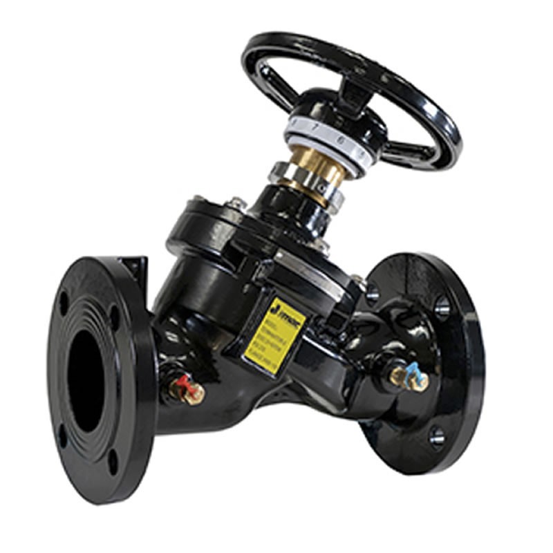 Jomar Terminator TG-Flanged Manual Balancing Multi-turn Globe Valve Y-Pattern Variable Orifice ANSI 150 Memory Stop 230 WOG