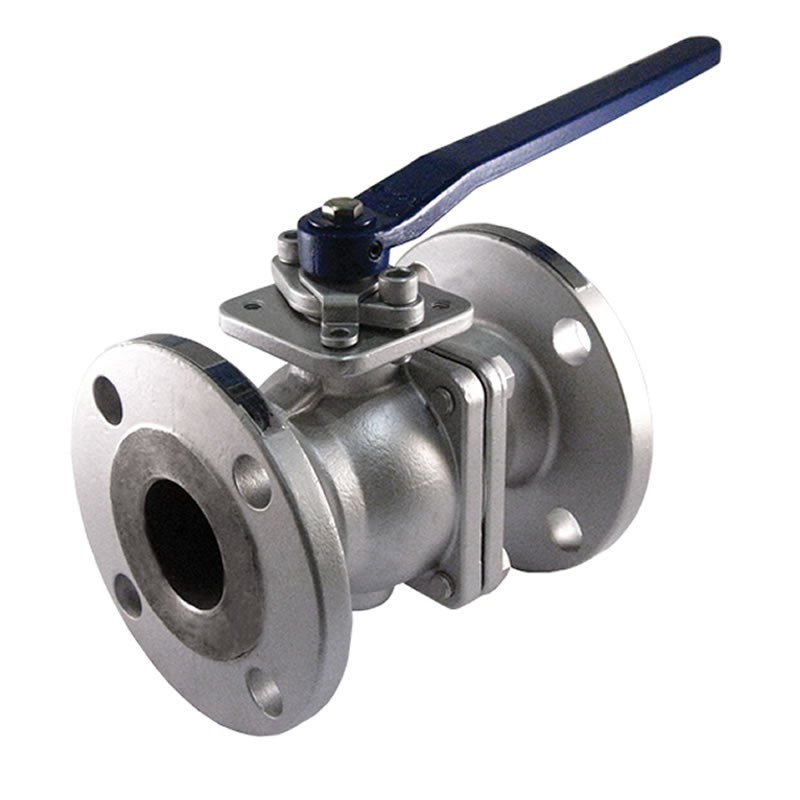 Jomar FL-SS-100-150 Ball Valve Stainless Steel 2 Piece, Full Port, Flanged Connection, Class 150, Stainless Steel Ball and Stem