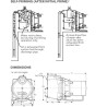 Goulds GT07 Bomba centrífuga autocebante serie IRRI-GATOR 3/4 HP hasta 44 GPM Monofásico 115/230 Voltios 1½ NPT succión/descarga