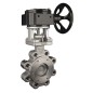 Bonomi G9301 High Performance Lug Style Butterfly Valve Gear Operated ANSI 300 Stainless Steel body and disc