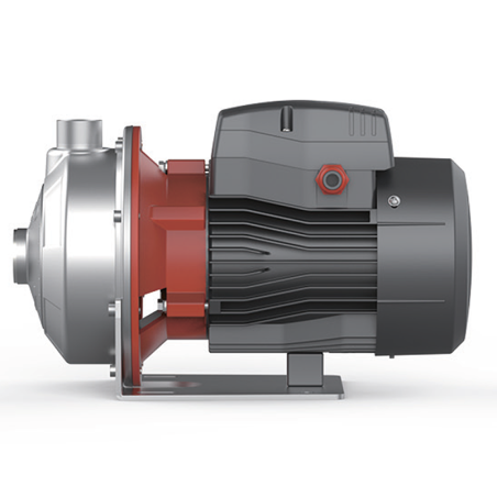 Leo AMSm70/0.75 Stainless Steel Centrifugal pump 1 HP 110V 1 Phase .75 kW up to 18 GPM DN 1.25" Suction and 1" Discharge